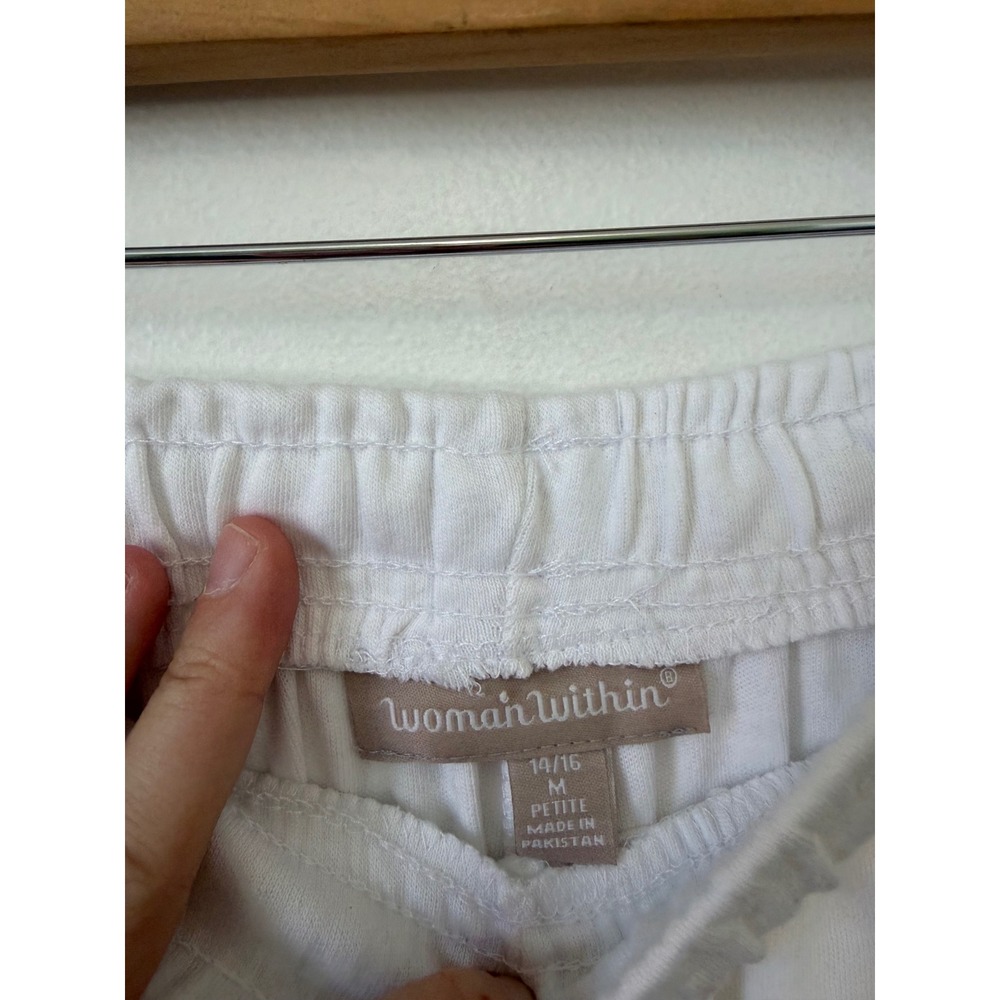 Woman Within Soft Pants – White – Size 14/16 Petite – NWT – Women's - Picture 3 of 4